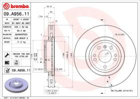 BREMBO 09A95611 - DISCO DE FRENO