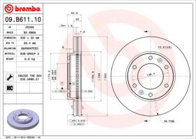 BREMBO 09B61110 - DISCO DE FRENO