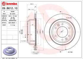 BREMBO 09B61210 - DISCO DE FRENO