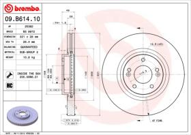 BREMBO 09B61410 - DISCO DE FRENO