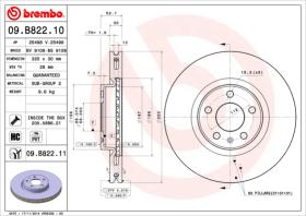 BREMBO 09B82210 - DISCO DE FRENO