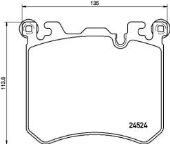 BREMBO P06077 - PASTILLA DE FRENO