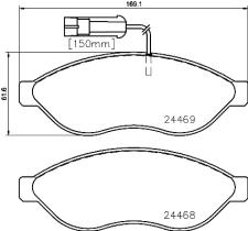 BREMBO P23143 - PASTILLA DE FRENO