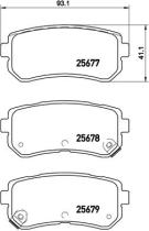 BREMBO P30068 - PASTILLA DE FRENO