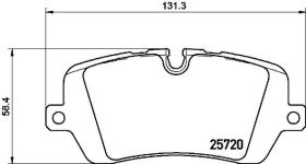 BREMBO P44021 - PASTILLA DE FRENO