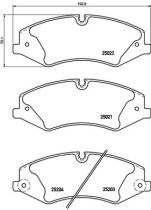 BREMBO P44022 - PASTILLA DE FRENO