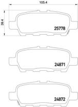 BREMBO P56087 - PASTILLA DE FRENO