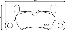 BREMBO P65030 - PASTILLA DE FRENO