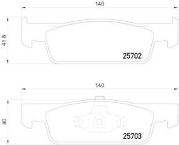 BREMBO P68059 - PASTILLA DE FRENO