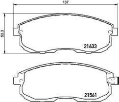 BREMBO P79030 - PASTILLA DE FRENO