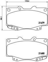 BREMBO P83151 - PASTILLA DE FRENO