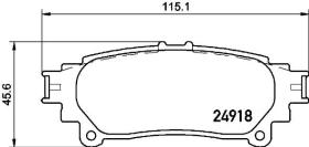 BREMBO P83152 - PASTILLA DE FRENO