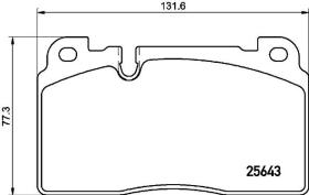 BREMBO P85133 - PASTILLA DE FRENO