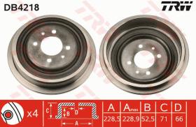 TRW DB4218 - TAMBOR DE FRENO