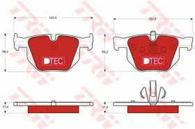 TRW GDB1560DTE - PASTILLAS DE FRENO DTEC