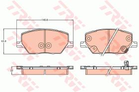 TRW GDB3629 - PASTILLAS DE FRENO