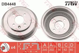 TRW DB4448 - TAMBOR DE FRENO