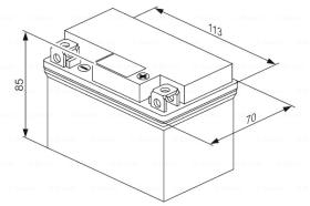 BOSCH 0986122600 - BATERIA DE ARRANQUE LITIO