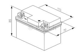 BOSCH 0986122601 - BATERIA DE ARRANQUE LITIO