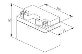 BOSCH 0986122607 - BATERIA DE ARRANQUE LITIO