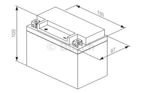 BOSCH 0986122608 - BATERIA DE ARRANQUE LITIO