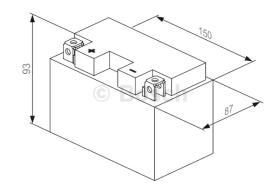 BOSCH 0986122609 - BATERIA DE ARRANQUE LITIO