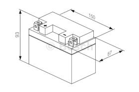 BOSCH 0986122613 - BATERIA DE ARRANQUE LITIO