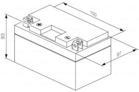 BOSCH 0986122615 - BATERIA DE ARRANQUE LITIO