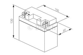 BOSCH 0986122619 - BATERIA DE ARRANQUE LITIO