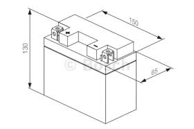 BOSCH 0986122620 - BATERIA DE ARRANQUE LITIO