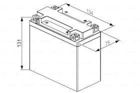 BOSCH 0986122622 - BATERIA DE ARRANQUE LITIO