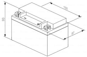 BOSCH 0986122623 - BATERIA DE ARRANQUE LITIO