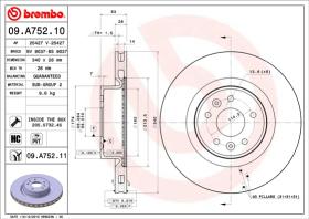 BREMBO 09A75210 - DISCO DE FRENO