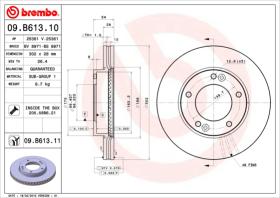 BREMBO 09B61310 - DISCO DE FRENO