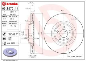 BREMBO 09B97011 - DISCO DE FRENO