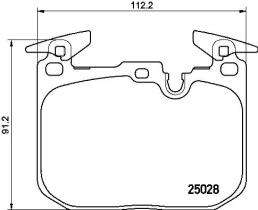 BREMBO P06088 - PASTILLA DE FRENO