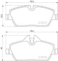 BREMBO P06091 - PASTILLA DE FRENO