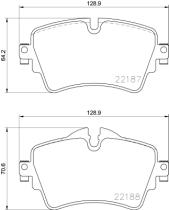 BREMBO P06092 - PASTILLA DE FRENO