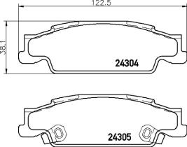 BREMBO P09007 - PASTILLA DE FRENO