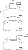 BREMBO P23162 - PASTILLA DE FRENO