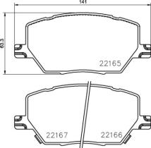 BREMBO P23164 - PASTILLA DE FRENO