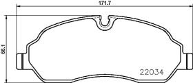 BREMBO P24171 - PASTILLA DE FRENO