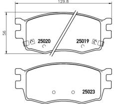 BREMBO P30069 - PASTILLA DE FRENO