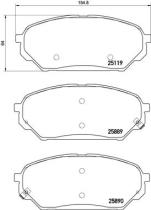 BREMBO P30071 - PASTILLA DE FRENO