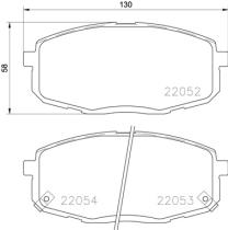 BREMBO P30077 - PASTILLA DE FRENO