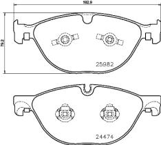 BREMBO P36029 - PASTILLA DE FRENO