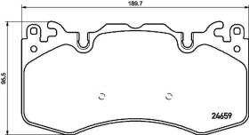 BREMBO P44023 - PASTILLA DE FRENO