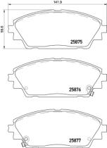 BREMBO P49050 - PASTILLA DE FRENO