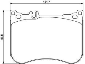 BREMBO P50114 - PASTILLA DE FRENO