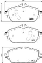 BREMBO P50119 - PASTILLA DE FRENO